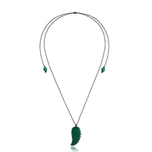 Necklace with Malachite Wing Pendant