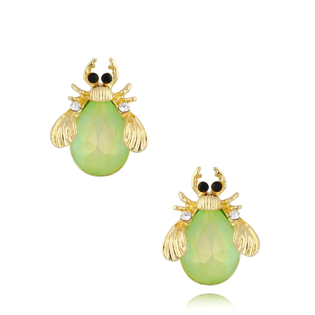 Beetle Stud Earrings